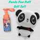 Panda Plushie + Foaming Face and Body wash